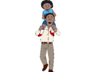 Sticker Custom Preview Image #101084 People General Childon Dads Shoulders