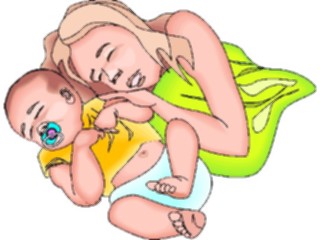 Sticker Custom Preview Image #101094 People General Childwith Mother4