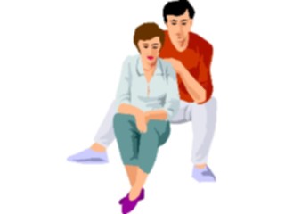 Sticker Custom Preview Image #101108 People General Couple12