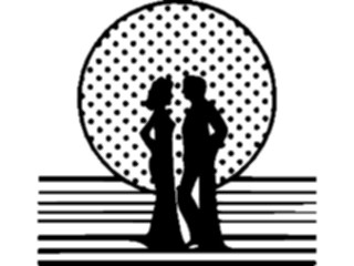 Sticker Custom Preview Image #101123 People General Couple Kissing1