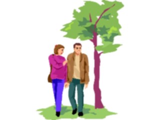 Sticker Custom Preview Image #101145 People General Couple Walking07