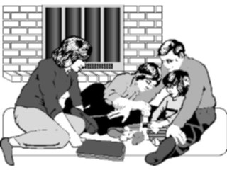 Sticker Custom Preview Image #101191 People General Familyat Fireplace