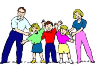 Sticker Custom Preview Image #101195 People General Family Waving
