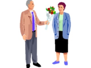 Sticker Custom Preview Image #101271 People General Man Giving Flowers