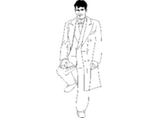 Sticker Custom Preview Image #101286 People General Manin Coat1