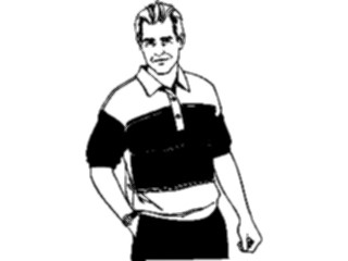 Sticker Custom Preview Image #101290 People General Manin Collared Shirt1