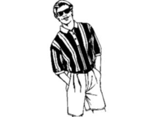 Sticker Custom Preview Image #101312 People General Manin Shorts2
