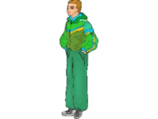 Sticker Custom Preview Image #101321 People General Manin Sweatsuit2