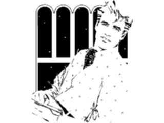 Sticker Custom Preview Image #101334 People General Man Leaning Back