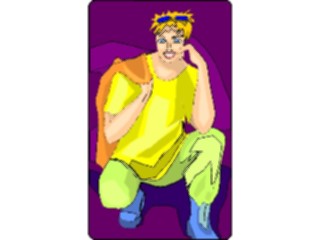 Sticker Custom Preview Image #101369 People General Man Squatting