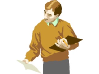 Sticker Custom Preview Image #101416 People General Manwith Folder