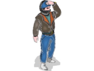 Sticker Custom Preview Image #101417 People General Manwith Helmet