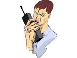 Sticker Custom Preview Image #101425 People General Manwith Walkie Talkie2