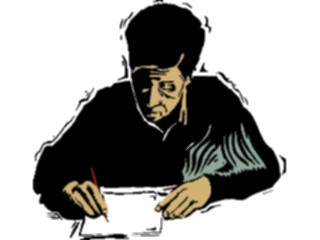 Sticker Custom Preview Image #101426 People General Man Writing