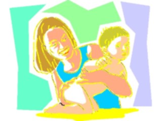 Sticker Custom Preview Image #101468 People General Mother Child3