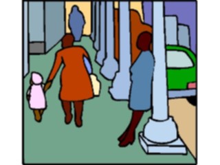 Sticker Custom Preview Image #101473 People General Mother Child Shopping2