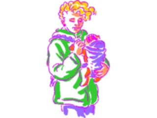 Sticker Custom Preview Image #101482 People General Mother Holding Baby5