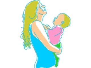 Sticker Custom Preview Image #101485 People General Mother Holding Baby8