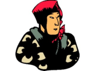 Sticker Custom Preview Image #101510 People General Red Scarf