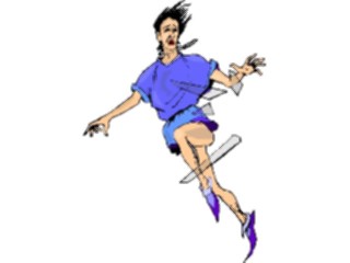 Sticker Custom Preview Image #101512 People General Running Scared