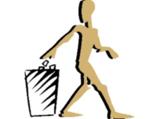Sticker Custom Preview Image #101522 People General Throwing Away Trash