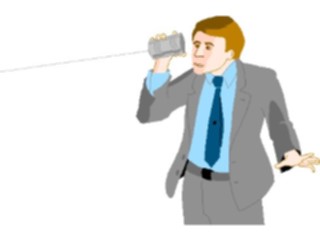 Sticker Custom Preview Image #101523 People General Tin Can Telephone