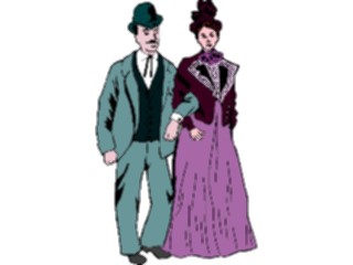 Sticker Custom Preview Image #101530 People General Victorian Couple