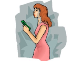 Sticker Custom Preview Image #101618 People General Woman Holding Money2