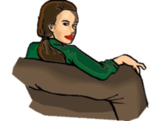 Sticker Custom Preview Image #101853 People General Woman Sitting04