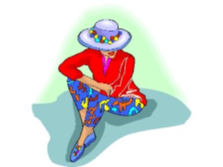 Sticker Custom Preview Image #101858 People General Woman Sitting09