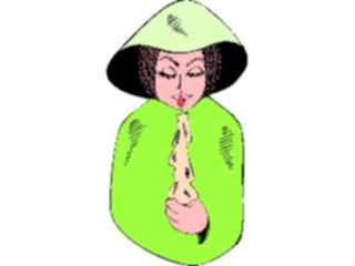 Sticker Custom Preview Image #101982 People General Womanwith Candle3