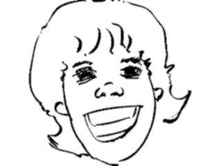 Sticker Custom Preview Image #102056 People Line Art Face Female10