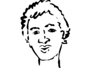 Sticker Custom Preview Image #102092 People Line Art Face Female46