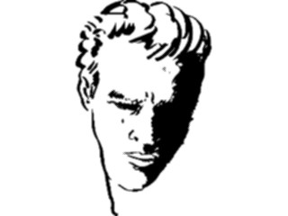 Sticker Custom Preview Image #102136 People Line Art Face Male22