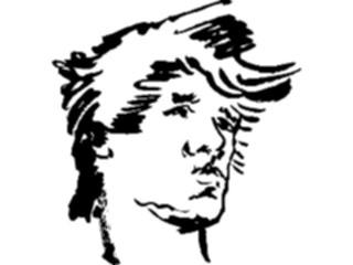 Sticker Custom Preview Image #102186 People Line Art Face Male72