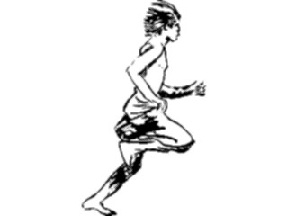 Sticker Custom Preview Image #102224 People Line Art Man Running3