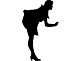 Sticker Custom Preview Image #102350 People Silhouettes Bending Over