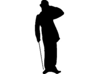 Sticker Custom Preview Image #102372 People Silhouettes Chaplin1