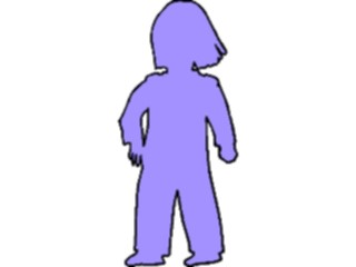 Sticker Custom Preview Image #102376 People Silhouettes Child2