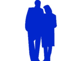 Sticker Custom Preview Image #102397 People Silhouettes Couple4