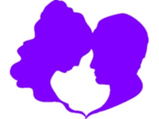 Sticker Custom Preview Image #102398 People Silhouettes Couple5