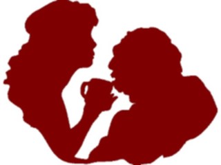 Sticker Custom Preview Image #102399 People Silhouettes Couple6