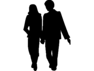 Sticker Custom Preview Image #102401 People Silhouettes Couple8