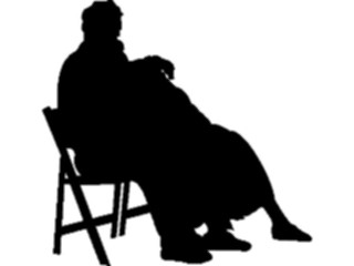 Sticker Custom Preview Image #102410 People Silhouettes Couple Sitting1