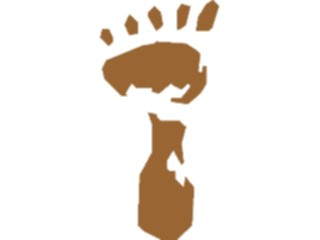 Sticker Custom Preview Image #102447 People Silhouettes Footprint5