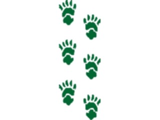 Sticker Custom Preview Image #102459 People Silhouettes Footprints06