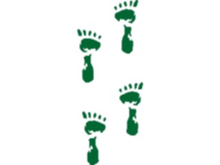 Sticker Custom Preview Image #102461 People Silhouettes Footprints08