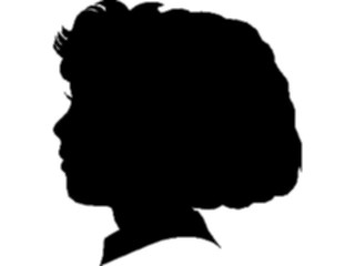 Sticker Custom Preview Image #102475 People Silhouettes Girl Profile3