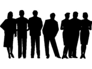 Sticker Custom Preview Image #102480 People Silhouettes Groupof People