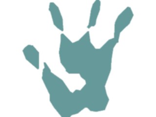 Sticker Custom Preview Image #102492 People Silhouettes Handprint3